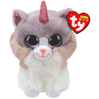 Peluche Ty Beanie Boo's Asher Le chat licorne 15 cm