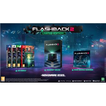 Jeu xbox series x neuf blister flashback 2 limited edition steelbook