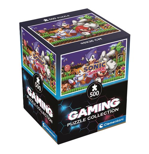 Puzzle Cube 500 pièces : Sonic Clementoni Puzzles