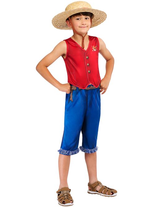 Netflix Multicolore Déguisement Enfant Luffy Taille 11-13 Ans