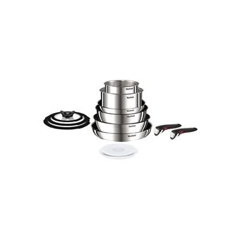Batterie de cuisine Tefal Ingenio Emotion 13 pièces L897SD04 Inox