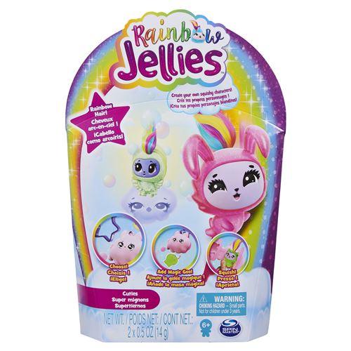 Pakket van 2 Rainbow Jellies schaalmodel