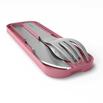 Set de 3 couverts Monbento Pocket Rose Blush - 1