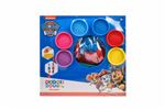 Coffret de 6 pots de pâte à modeler Canenco Paw Patrol Okidoki Modèle aléatoire