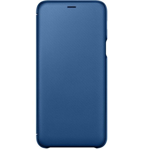 Etui Samsung Flip Wallet Bleu pour Galaxy A6+