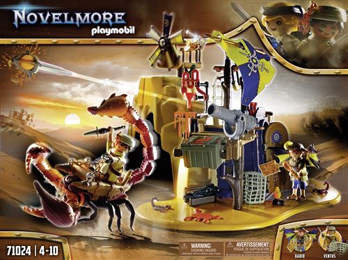 Playmobil Novelmore 71024 Sal'Ahari Sands Base avec Scorpion Géant