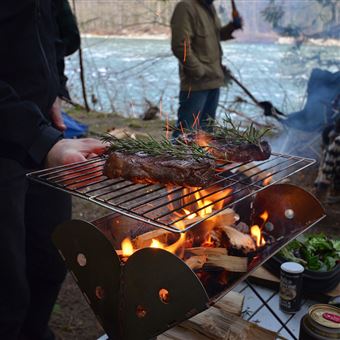 Barbecue nomade Uco Grand modèle Inox