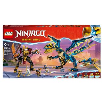 LEGO® Ninjago 71796 Le dragon élémentaire contre le robot de l’impératrice