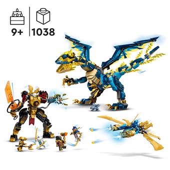 LEGO® Ninjago 71796 Le dragon élémentaire contre le robot de l’impératrice