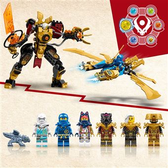 LEGO® Ninjago 71796 Le dragon élémentaire contre le robot de l’impératrice