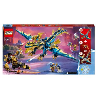 LEGO® Ninjago 71796 Le dragon élémentaire contre le robot de l’impératrice