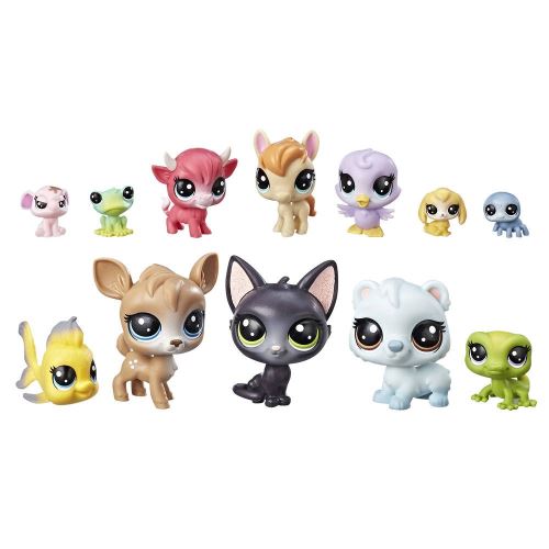 Lot De 22 Figurines Littlest Pet Shop + Accessoires – Dont Jumbo – Hasbro