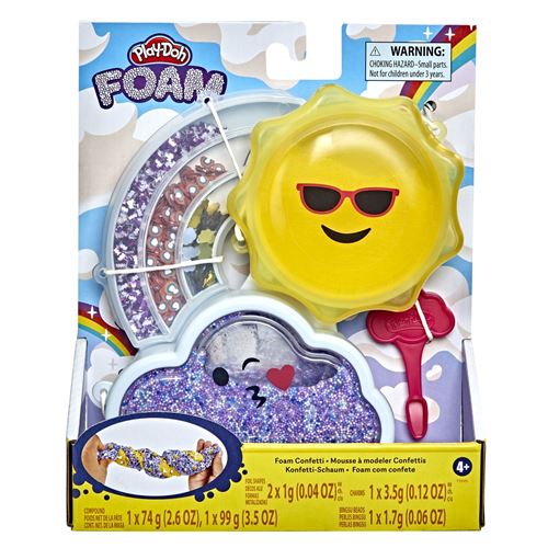 Pâte à modeler pour enfant Play Doh Foam Mousse Confettis