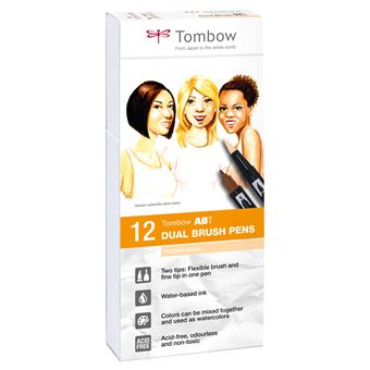 Set de 12 feutres Tombow France & Benelux Abt Dual Portrait