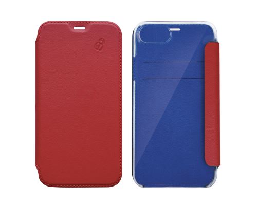 BEETLE CASE FOLIO CRYSTAL IPHONE 6/7/8 LEATHER RED