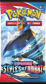 Booster de 10 cartes Pokémon Epée et Bouclier 05 Styles de Combat Modèle aléatoire