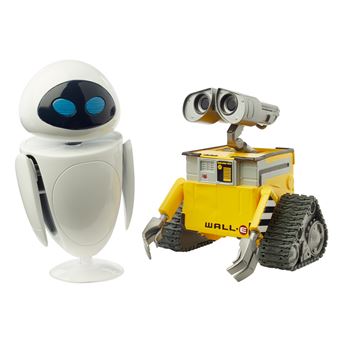 Figurine Pixar Wall-E et Eve