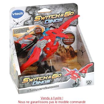 Véhicule interactif transformable Vtech Switch et Go Dinos Modèle aléatoire