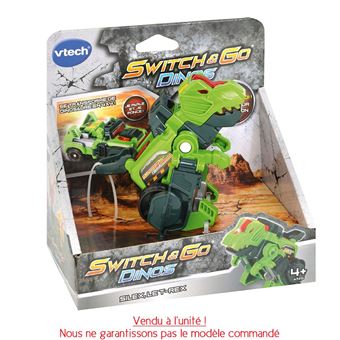 Véhicule interactif transformable Vtech Switch et Go Dinos Modèle aléatoire