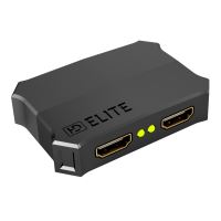 Répartiteur de signal audio-vidéo HD Elite 2 Ports HDMI 1.4 Noir