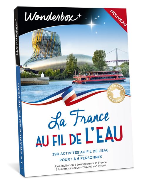 Coffret cadeau Wonderbox La France au fil de l'eau