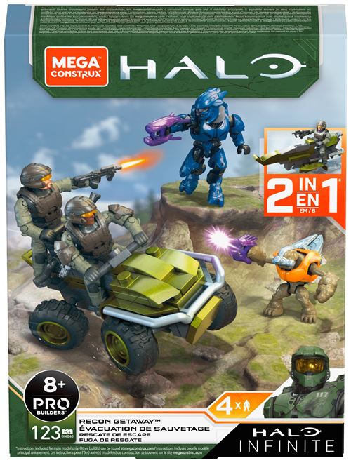 Jeu de construction Mega Bloks Mega Construx Véhicule Chasse à la Mangouste Halo