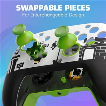 Manette filaire Pdp Super Mario Nintendo Switch Vert / Blanc