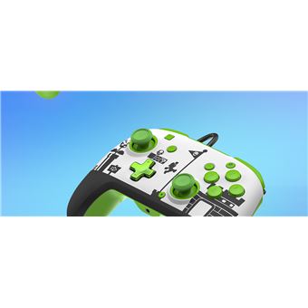 Manette filaire Pdp Super Mario Nintendo Switch Vert / Blanc