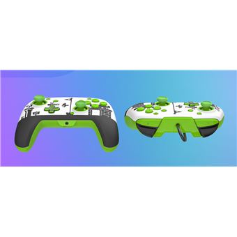 Manette filaire Pdp Super Mario Nintendo Switch Vert / Blanc