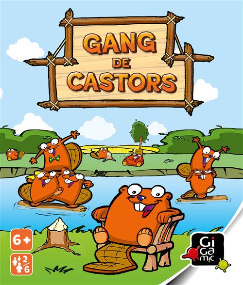 Boite de Jeu d’ambiance Gigamic Gang de Castors