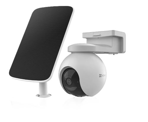 Caméra de surveillance connectée Ezviz EB8 extérieure Blanc + Panneau solaire