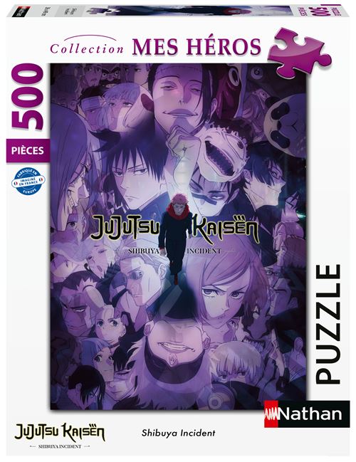 Puzzle 500 pièces Nathan L'incident de Shibuya Jujutsu Kaisen