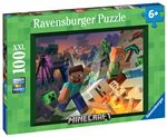 Puzzle 100 pièces XXL Ravensburger Monstres de Minecraft