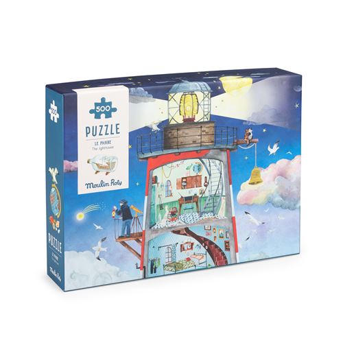 Moulin Roty Le Phare Puzzle 500 pièces