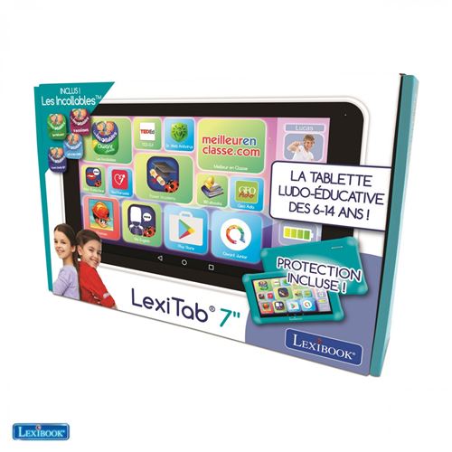 Tablette ludo-éducative Lexibook LexiTab 7'' Blanc et Vert