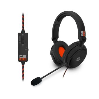 Casque Stealth C6-100 Stéréo Multiplateforme Noir et orange