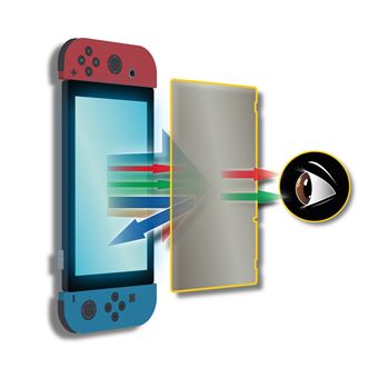 Protection d'écran Steelplay en Verre trempé anti-lumière bleue pour Nintendo Switch