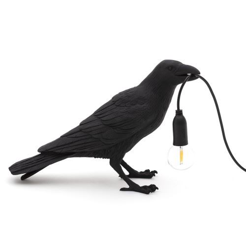 8 32 Sur Lampe A Poser Seletti Corbeau Noir Achat Prix Fnac