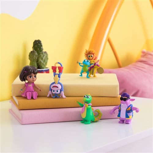 Lot De 25 Figurines Dora L'exploratrice Avec Sac - Occasion