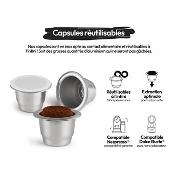 La compatibilité de nos capsules compatibles Nespresso® avec votre