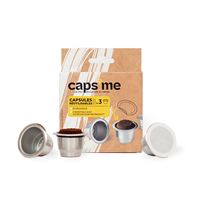 3 capsules de café réutilisables Caps me compatibles avec Nespresso