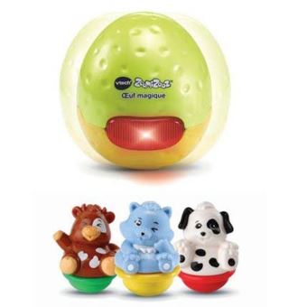 Figurines Vtech ZoomiZooz œuf magique avec 3 animaux