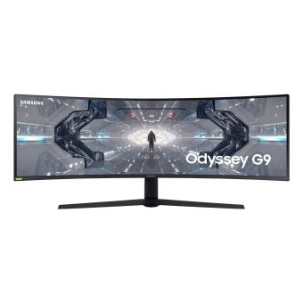 Ecran PC Gaming Samsung Odyssey G9 49'' QLED incurvé DWQHD Noir et blanc - 1