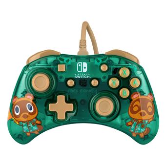 Manette gaming filaire pour Nintendo Switch Pdp Rock Candy Mini Animal Crossing - 1