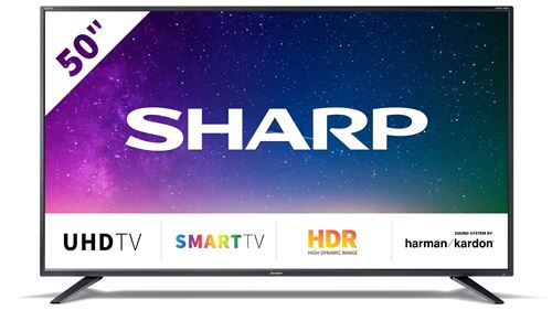 Tv Sharp 50bj2e 50 4k Ultra Hd Smart Tv Noir Tv Led Lcd Achat Prix Fnac