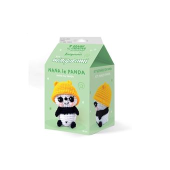 Graine Creative - Näh-, Häkel- und Strickset -Minigurumi Panda - 1