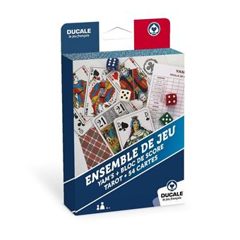 43 Sur Ensemble De Jeu Cartamundi Jeu De Des Yam Avec Bloc De Score Et Jeu De Tarot 54 Cartes Autre Jeu De Societe Achat Prix Fnac