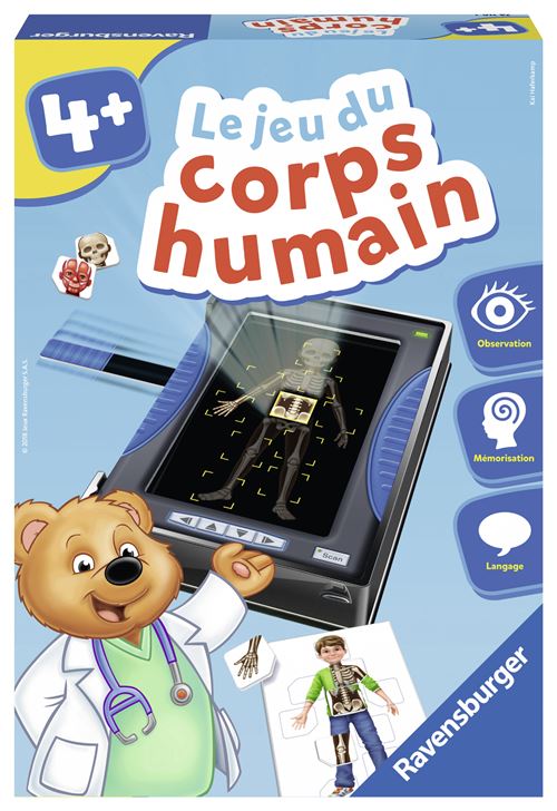 Jeu découverte Ravensburger Le jeu du corps humain
