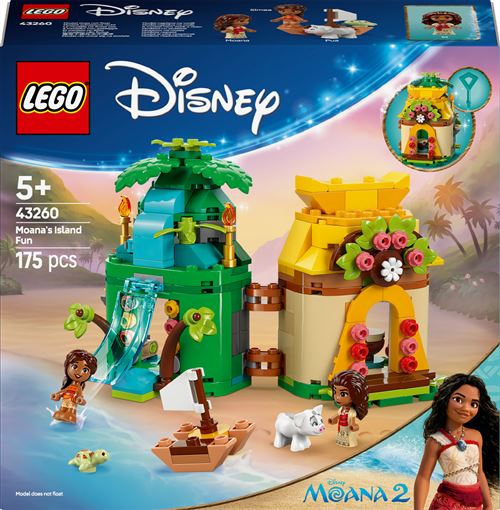 Lego Disney Lego® Disney Princess 43260 L'Île De Vaiana Miniature