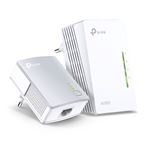 Kit de 2 adaptateurs CPL TP-Link AV600 Powerline Blanc et gris + WiFi N Reconditionné